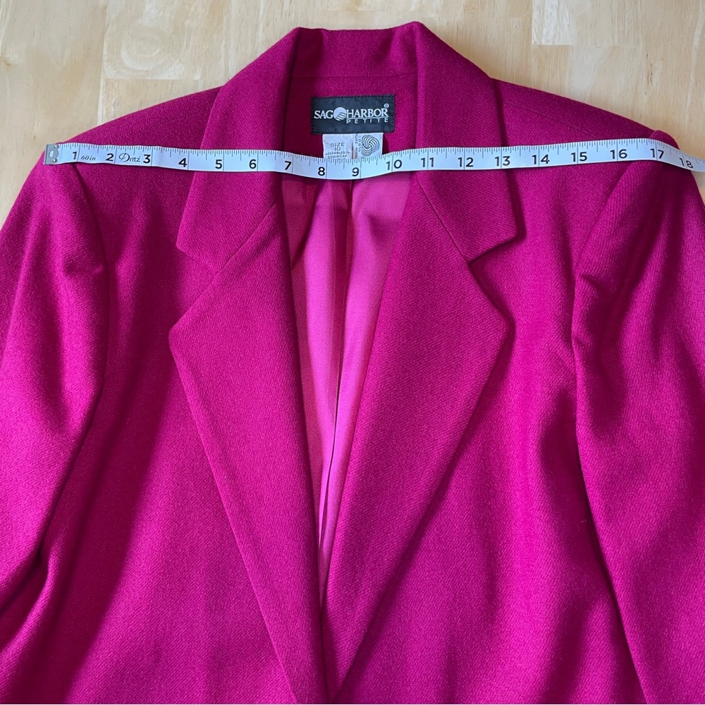 Sag Harbor Magenta Blazer - Picture 10 of 14